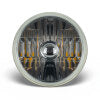 Oracle 7in Sealed Beam Glass Lens Headlight  Non-Halo-Compatible with H4 LED Bulbs