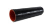 Vibrant Silicone Straight Hose Coupler 3.75in ID x 12.00in Long - Gloss Black