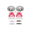Power Stop 99-02 Ford Mustang Front Z26 Street Warrior Brake Kit w/Calipers