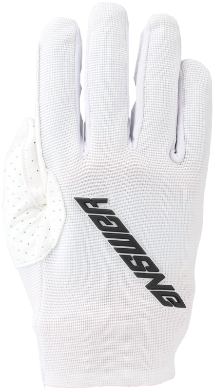 Answer Aerlite Gloves White/Black Logo - Medium