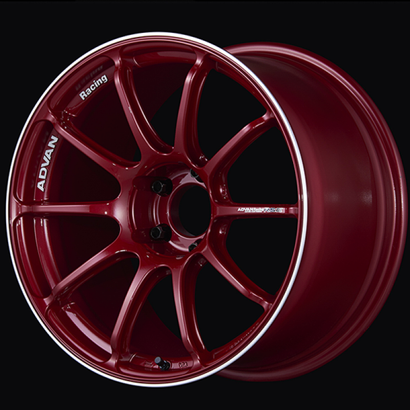 Advan RSIII 18x7.5 / +48 Offset / 5x112 / 66.5mm Bore / Racing Candy Red and Ring