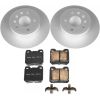 Power Stop 99-03 Saab 9-3 Rear Z23 Evolution Sport Coated Brake Kit