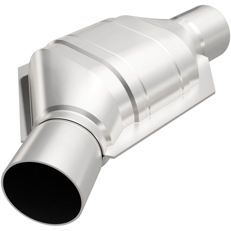 MagnaFlow Universal Catalytic Converter 2.25in Angled Inlet Front CA