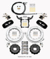 Wilwood AERO4 / MC4 Rear Kit 14.00 15-23 Mustang w/Lines & Cables