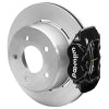 Wilwood 88-98 Chevy Silverado Forged Dynalite 12.19x0.81 Plain Rear Drum to Disc Conv. - Black