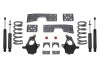 MaxTrac 99-06 GM C1500 2WD V8 4in/6in Lowering Spindle Kit