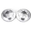 Power Stop 1999 Ford F-250 Super Duty Front Evolution Drilled & Slotted Rotors - Pair