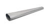 Vibrant 3in Oval (Nominal Size) T304 SS Straight Tubing (16 ga) - 5 foot length