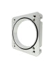 Torque Solution 06-21 Subaru STI EJ Big Bore Manifold Big Bore 76mm Throttle Body Adapter - Silver