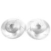 Power Stop 2008 Mitsubishi Lancer Rear Evolution Drilled & Slotted Rotors - Pair