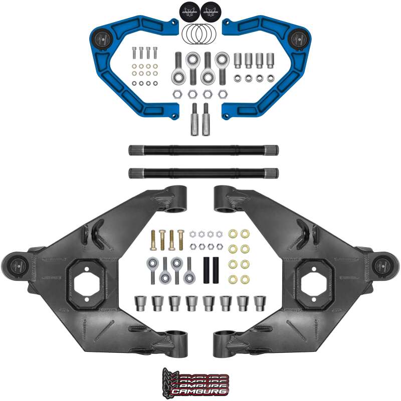 Camburg 21-25 Ford Bronco Trail Series Long Travel Kit w/ Billet XJ UCA - King Blue