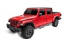 N-Fab Predator Pro Step System 2019 Jeep Wrangler JT 4DR Truck Full Length - Tex. Black