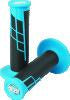 ProTaper Clamp-On 1/2 Waffle Grip - Neon Blue/Black