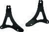 Kuryakyn Fixed Mounts Multi-Purpose Driver & Passenger Backrest 14 and Up Touring Models Black