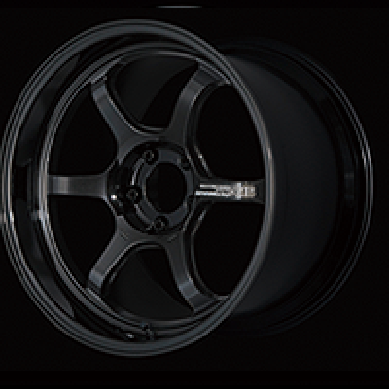 Advan R6 18x10.0 +35 5x114.3 Racing Titanium Black Wheel
