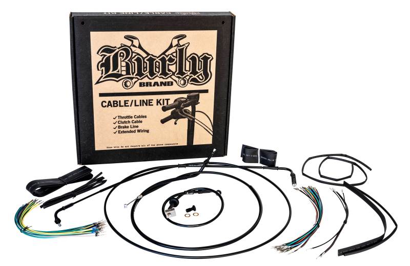 Burly Brand Control Kit 12in Narrow Ape