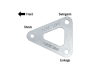 Vortex Racing 04 Yamaha YZF-R1,06 YZF-R1 SP Lowering Link Kit- Silver