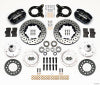 Wilwood Dynapro Dust-Boot Front Kit 11.00in Drilled 1965-1969 Mustang Disc & Drum Spindle