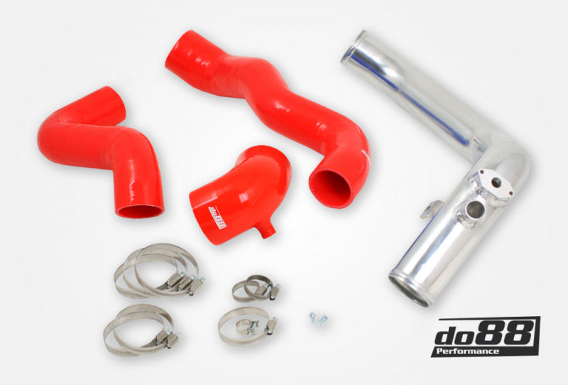 do88 SAAB 9-3 99-02 T7 Pressure Pipe w/Red Hoses