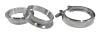 Torque Solution Stainless Steel V-Band Clamp & Flange Kit - 4in (101mm)