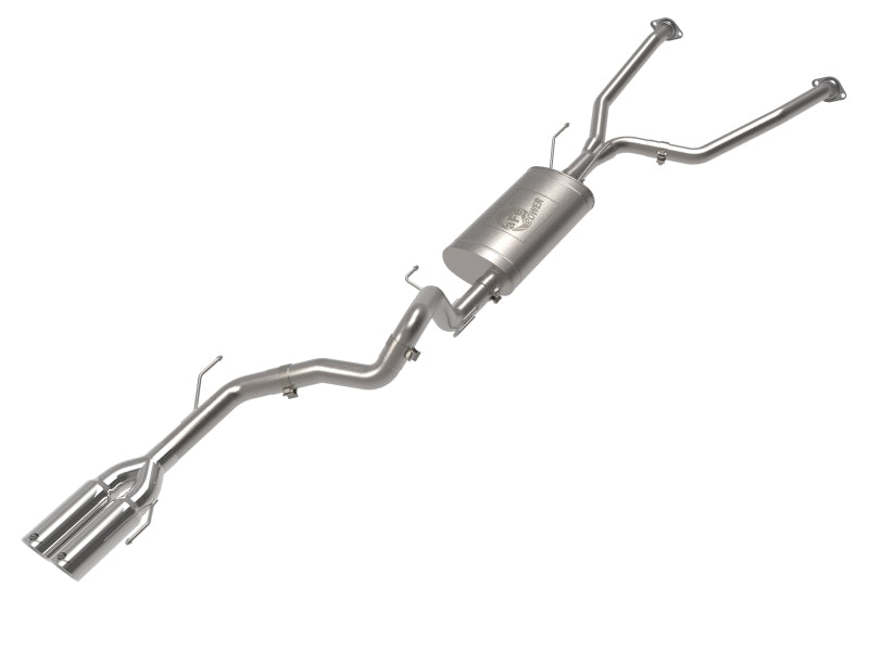 aFe 23-24 Toyota Sequoia V6 3.4L Vulcan Series 2-1/2in to 3in 304 SS Cat-Back Exhaust w/Polished Tip
