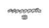 Vibrant One Ear Stepless Pinch Clamps 7.0-8.7mm clamping range (Pack of 10) SS 5mm band width