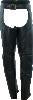 Kuryakyn Leather By River Road Sierra Leather Chaps Black Womens - XL