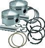 S&S Cycle 36-84 BT 3-5/8in Piston Set - Standard