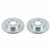 Power Stop 18-19 Nissan Leaf Rear Evolution Drilled & Slotted Rotors - Pair