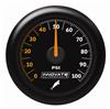 Innovate MTX Analog Fuel Pressure 0-100psi Gauge Kit - Black Dial
