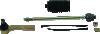 QuadBoss 18-20 Polaris Ranger 1000 EPS Steering Rack Tie Rod Assembly Kit - Right Inner & Outer