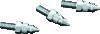 Kuryakyn Windshield Mount Spikes 1/4-20X5/8in 96-13 Touring Chrome