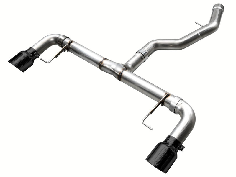 AWE Tuning 19-23 BMW 330i / 21-23 BMW 430i Base G2X Track Edition Axle-Back Exhaust - Diamond Black