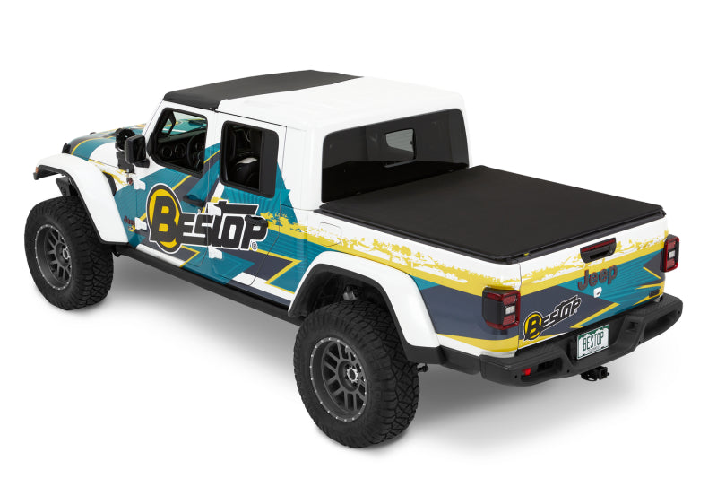 Bestop 20-26 Jeep Gladiator 5 Ft Bed Supertop Required Supertop Truck 2 Tonneau (Blk Diamond)