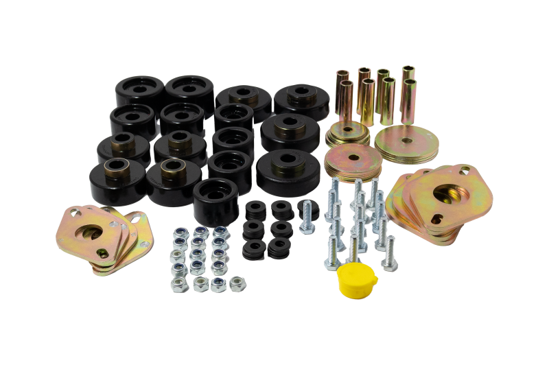 Energy Suspension 09-18 Ram 1500 Ext Cab/ Crew Cab Body Mount Set - Black