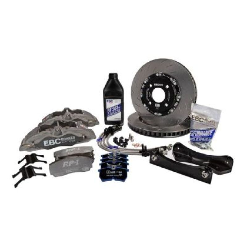 EBC Racing 00-03 BMW M5 (E39) Anodized Apollo-6 Calipers 350mm Rotors Front Big Brake Kit