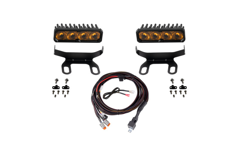 Diode Dynamics 2013-2018 Ram 1500 Ram Standard SS6 Pro LED Kit Yellow Driving 3000K