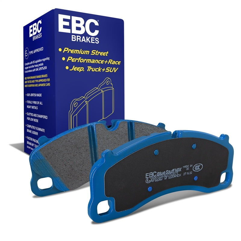 EBC 13-15 Porsche 911 (991) GT3 3.8L (Cast Iron Rotor Only) Bluestuff Front Brake Pads