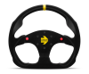 Momo MOD30 Buttons Steering Wheel 320 mm - Black Suede/Black Spokes/1 Stripe