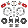 Wilwood 89-98 Nissan 240SX FNSL4R/MC4 Rear Parking BBK w/ 13.50in Slotted Rotors - Red
