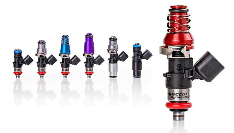 Injector Dynamics ID1050X Injectors 14mm (Black) Bottom Adaptors (Set of 10)