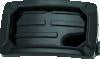 Kuryakyn Nova Curved Horizontal Mount Side License Plate Holder Gloss Black