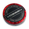 Vossen Billet Sport Cap 1.0 - Large - Hybrid Forged - Transparent Red