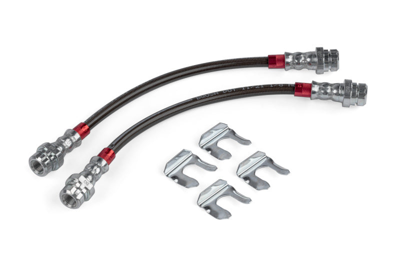 APR 06-13 Audi A3/A3 Quattro/06-14 Volkswagen GTI Braided Stainless Steel Brake Line Set - Rear