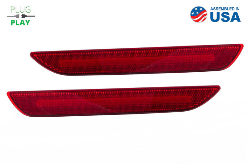 Diode Dynamics 15-21 Ford Mustang LED Sidemarkers - Red (set)