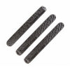 Rugged Ridge Elite Dr Hndle Inserts Black Tread 2Dr 07-18 Jeep Wrangler JK