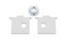 SuperPro 2008 Pontiac G8 Base Front Radius Arm Caster Plate Set
