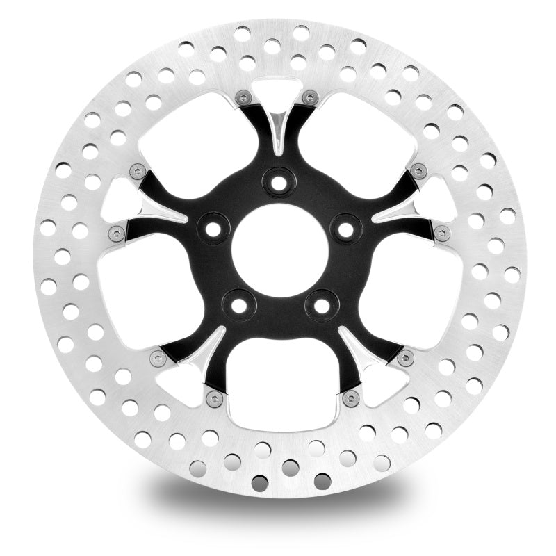 Performance Machine Disc/Carr 11.5 Galaxy Front Left - Contrast Cut Platinum