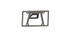Road Armor Universal Front License Plate Mount- Tex Blk