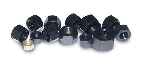 ARP 3/8-16 inch Black Coarse Hex Nut Kit (Pkg of 5)